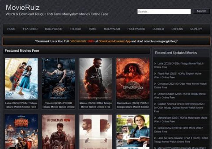 Warning: Movierulz & Free Movies - What You Need to Know